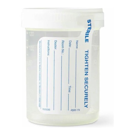 Medline Medline  Pneumatic Tube System Specimen Containers, Sterile Fluid Path, 4 oz., 300/Case DYND30364